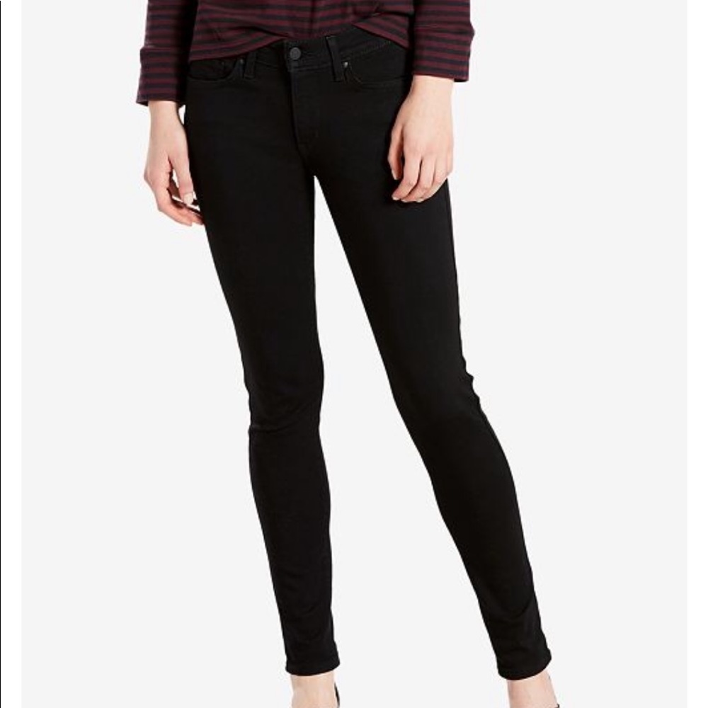 Levi’s black eclipse 711 skinny jeans!